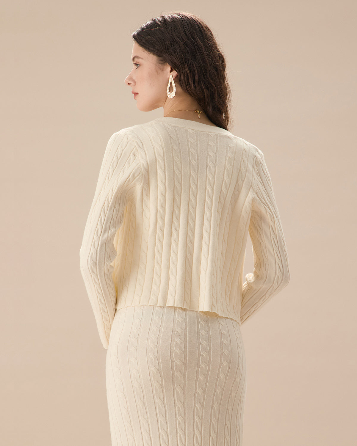 ClassyLondon™ | Knit Single-breasted Cardigan