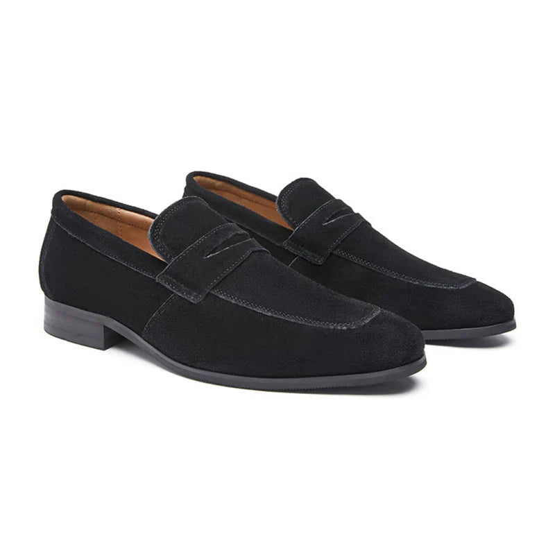 ClassyLondon™ | Suede Penny Loafers