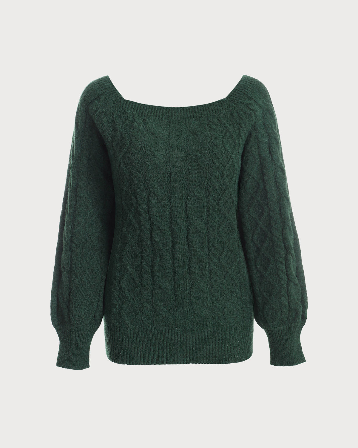 ClassyLondon™ |  Romance Cable Knit Crew Sweater