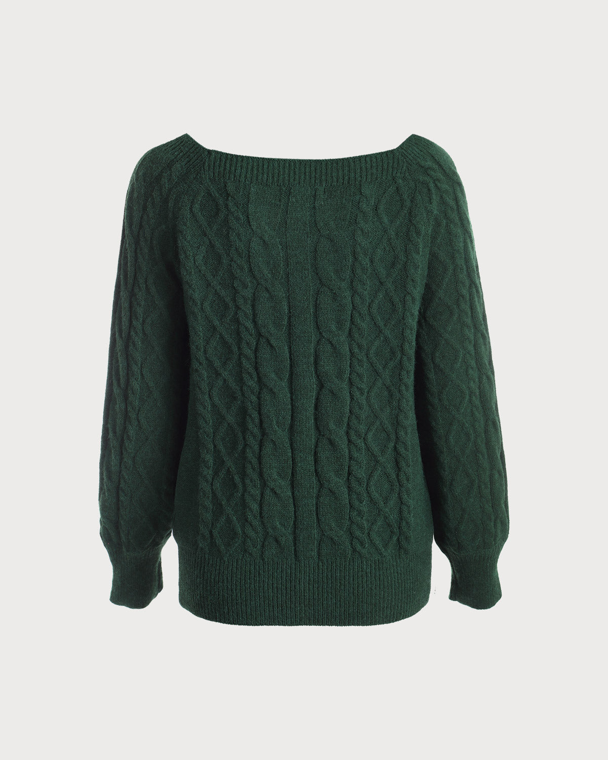 ClassyLondon™ |  Romance Cable Knit Crew Sweater