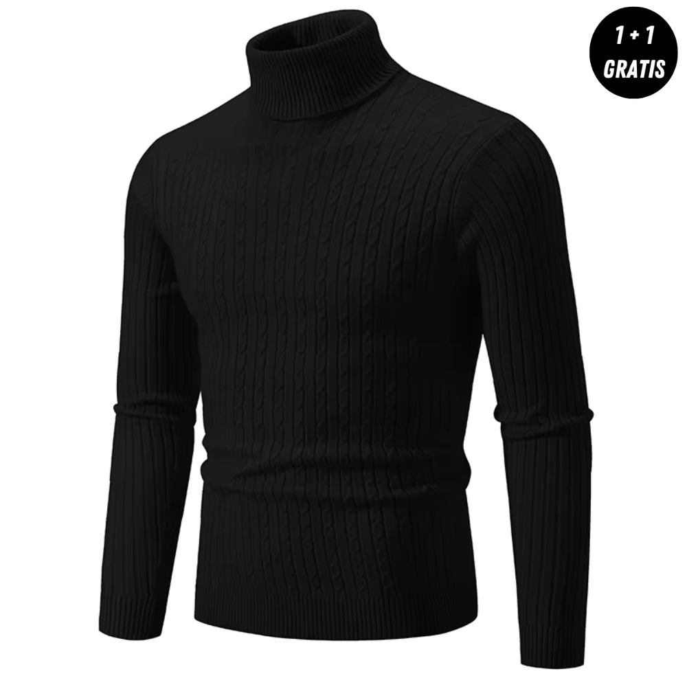 Mason - Warm Knit Turtleneck Sweater