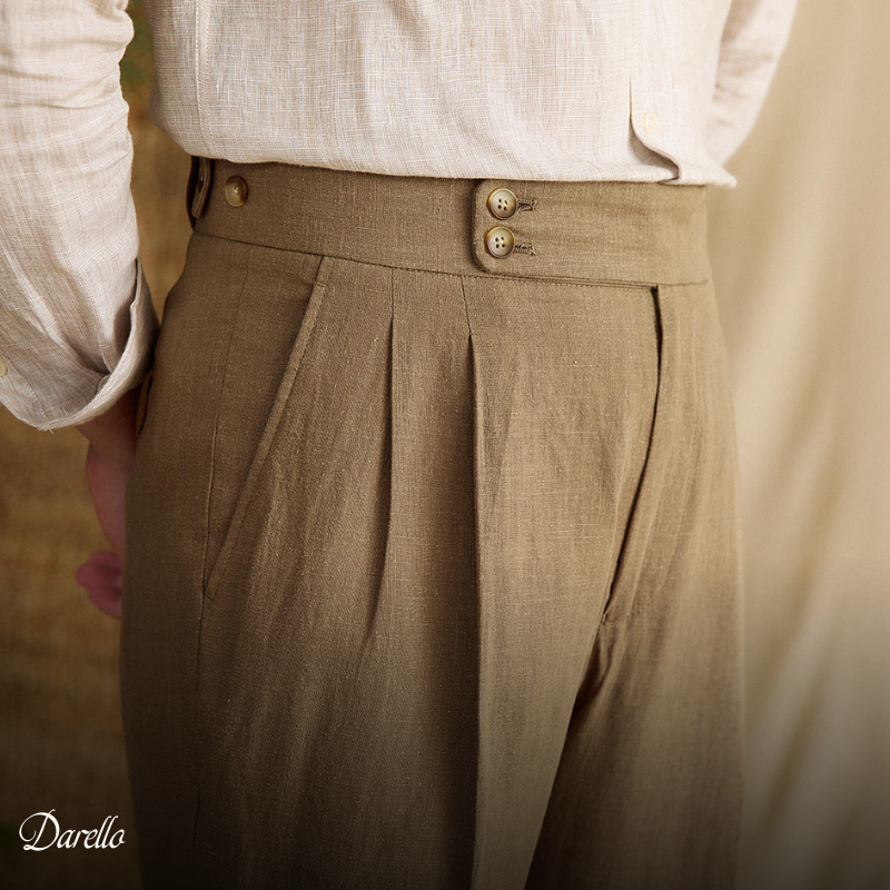 ClassyLondon™ |  Linen double-button