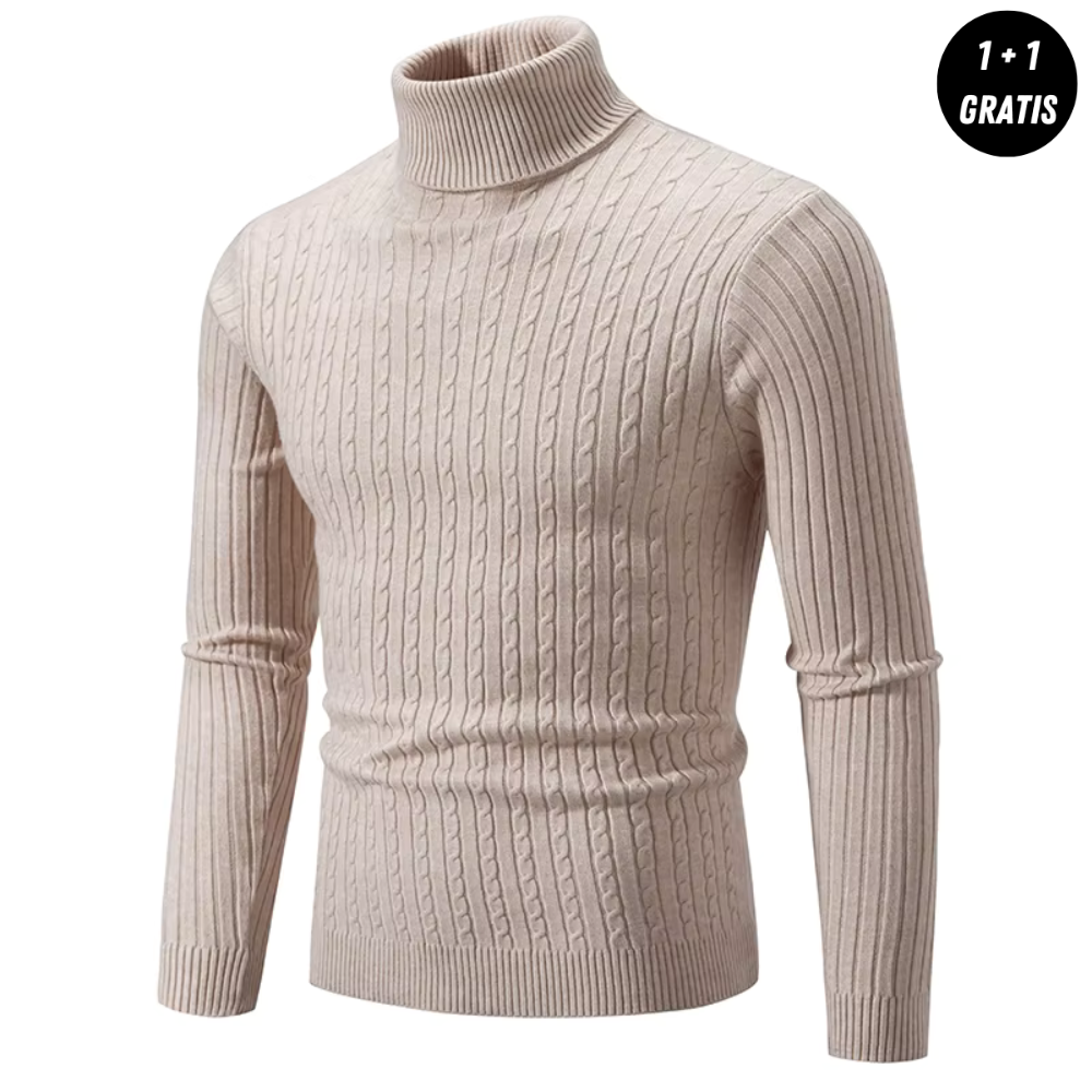 Mason - Warm Knit Turtleneck Sweater