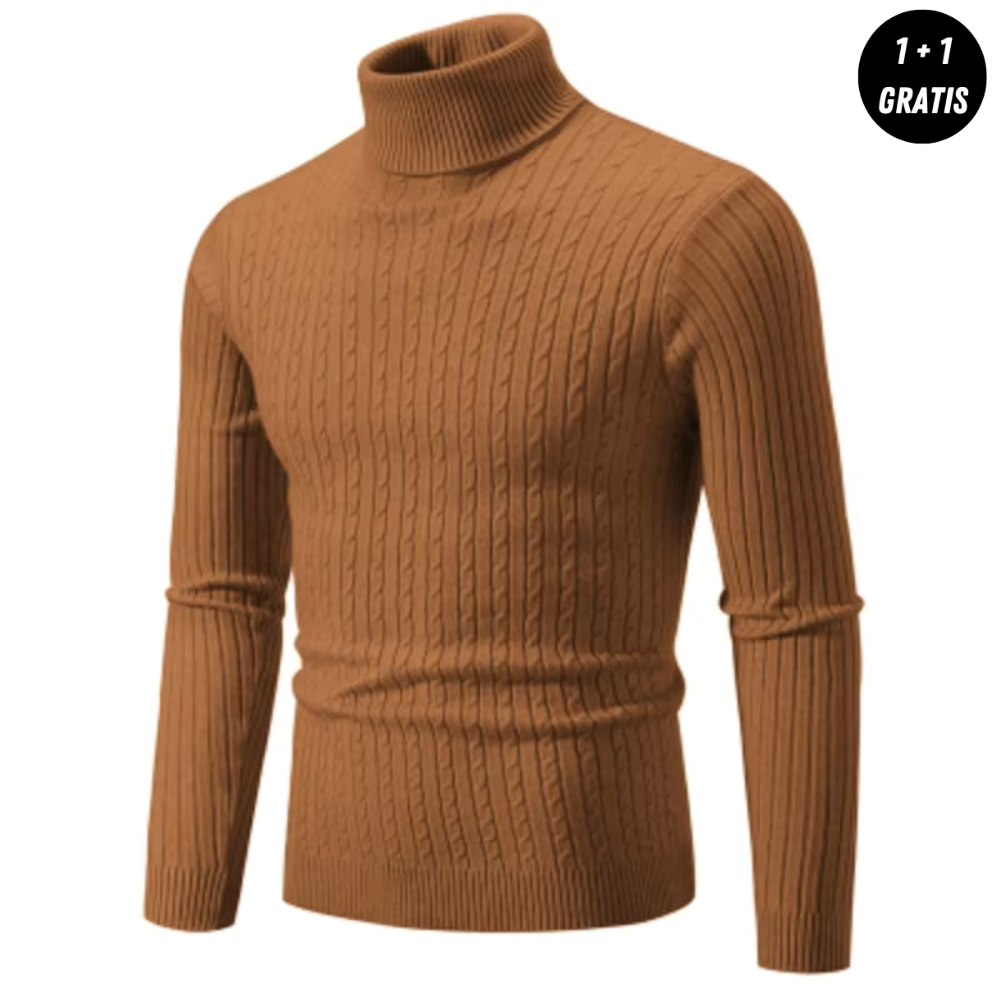 Mason - Warm Knit Turtleneck Sweater