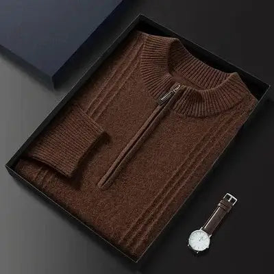 ClassyLondon™ |  Ribbed Half Zip