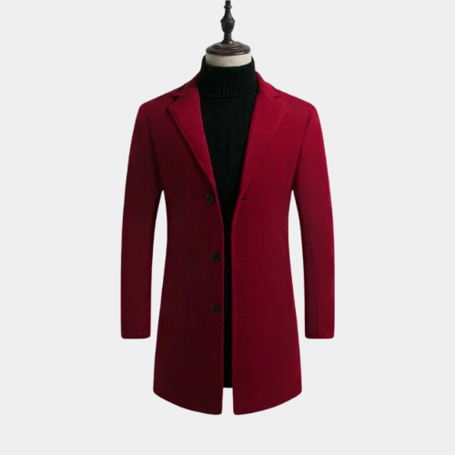 Edward™|  Long Cotton Jacket New Wool Blend