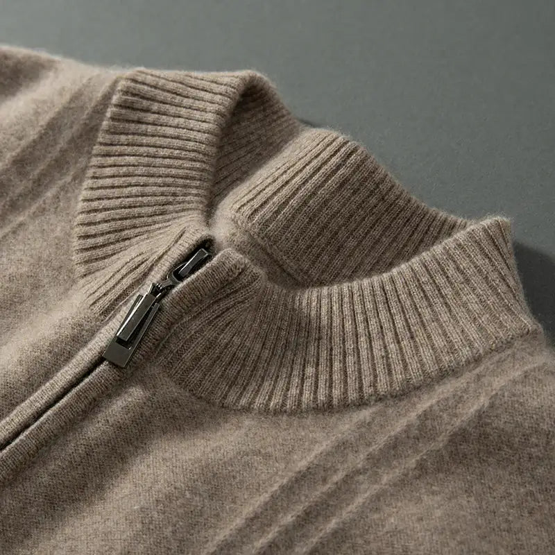 ClassyLondon™ |  Ribbed Half Zip