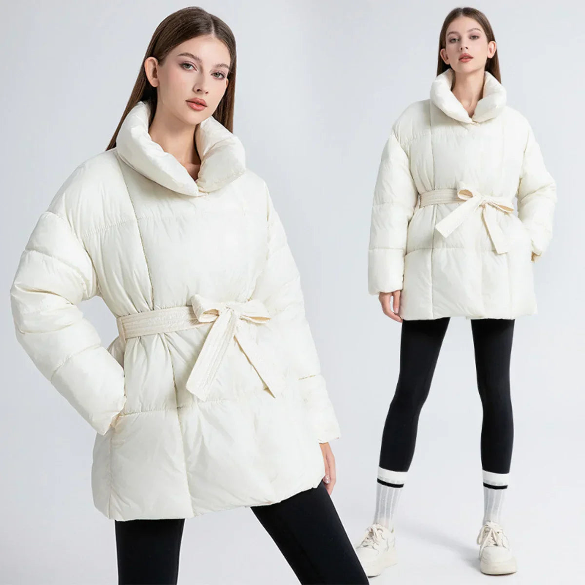 Arctic Allure - Elegant Winter Coat