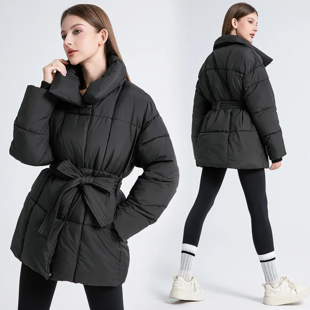 Arctic Allure - Elegant Winter Coat