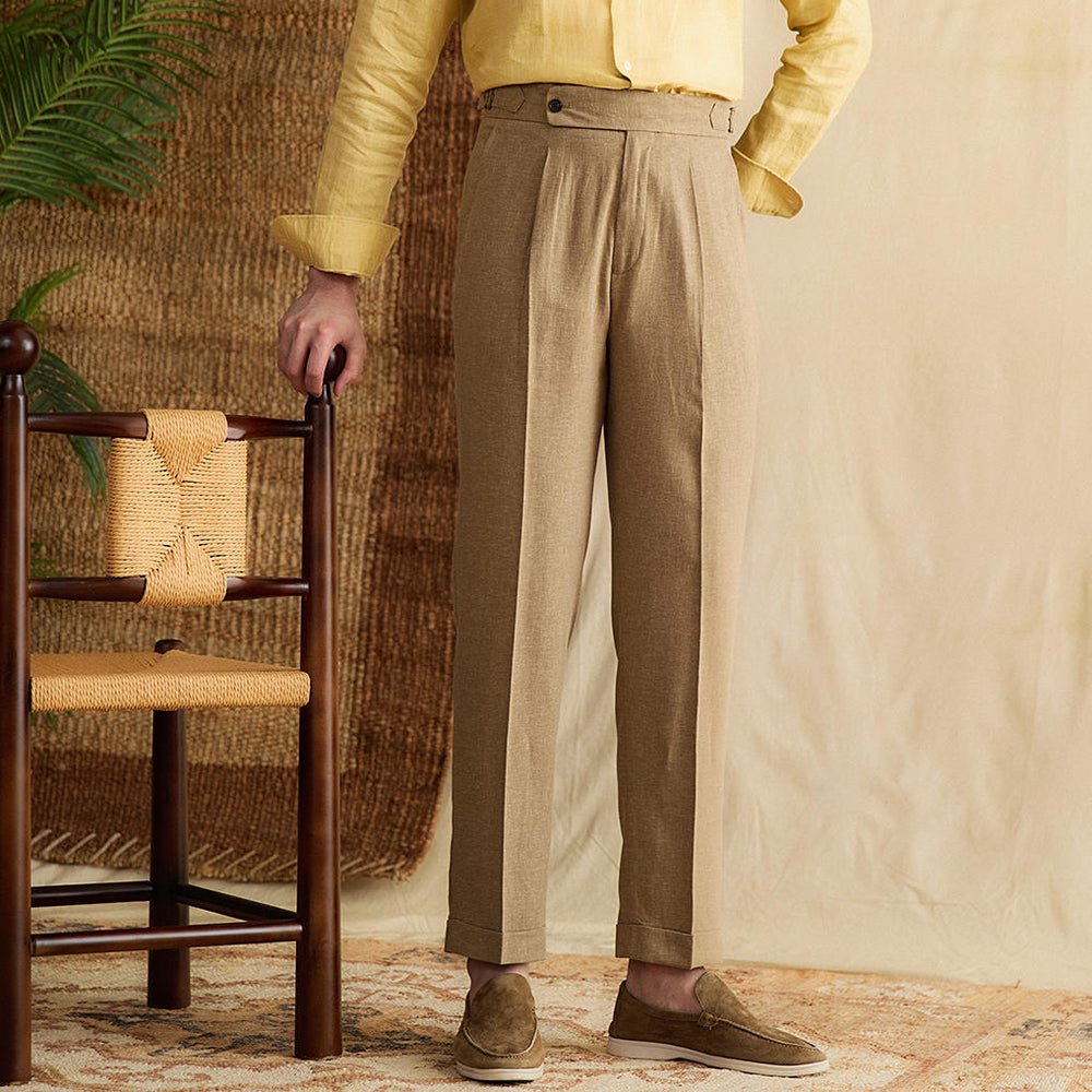 ClassyLondon™ | Tuscany linen trousers